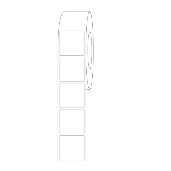 Label, Blank Direct Thermal 2" x 2"